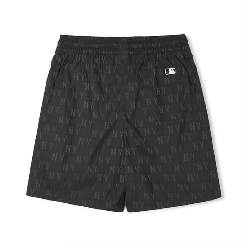 MLB Classic Monogram 7.5in Jqd Woven Shorts Bottoms Black | USA_MLB29933