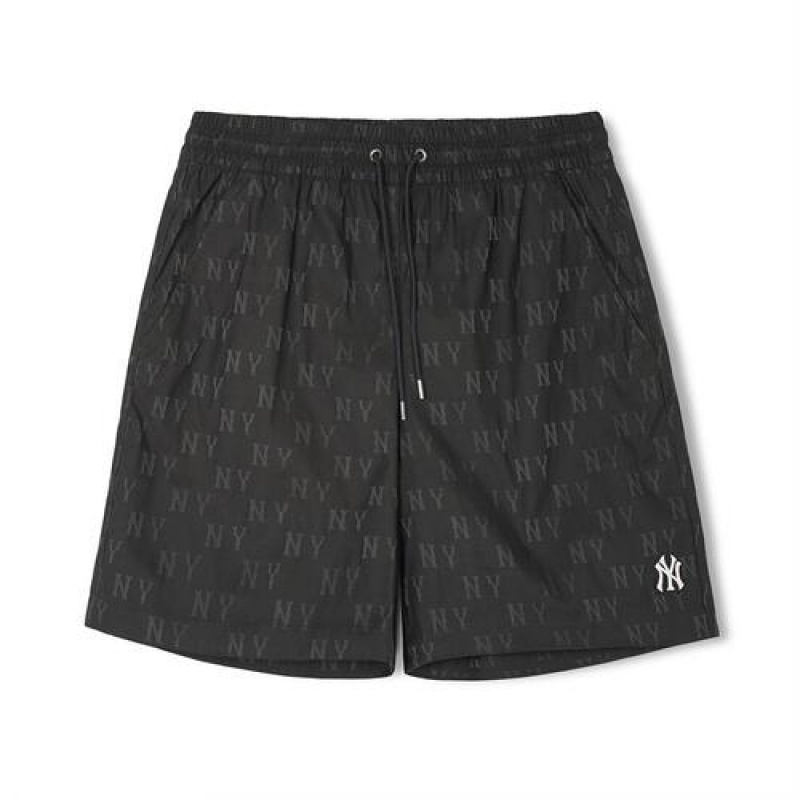 MLB Classic Monogram 7.5in Jqd Woven Shorts Bottoms Black | USA_MLB29933