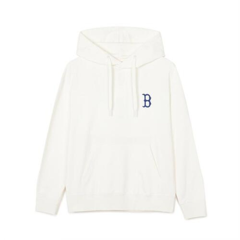 MLB Classic Monogram Big Lux Hoodie White | USA_MLB49213