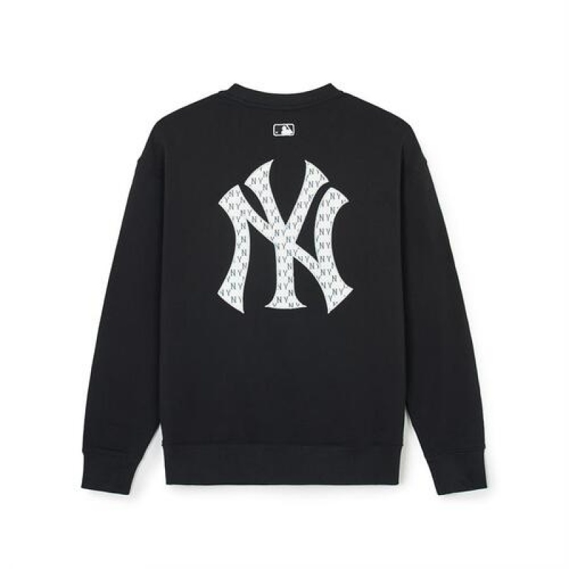 MLB Classic Monogram Big Lux Sweatshirts Black | USA_MLB12052