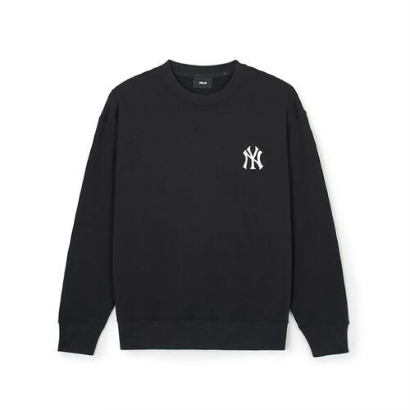 MLB Classic Monogram Big Lux Sweatshirts Black | USA_MLB12052