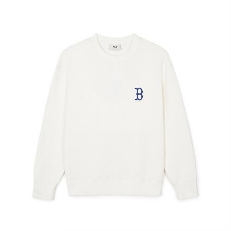 MLB Classic Monogram Big Lux Sweatshirts White | USA_MLB59479