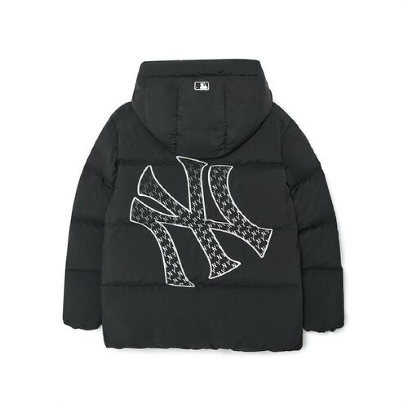 MLB Classic Monogram Down Jumper Outerwear Black | USA_MLB14818