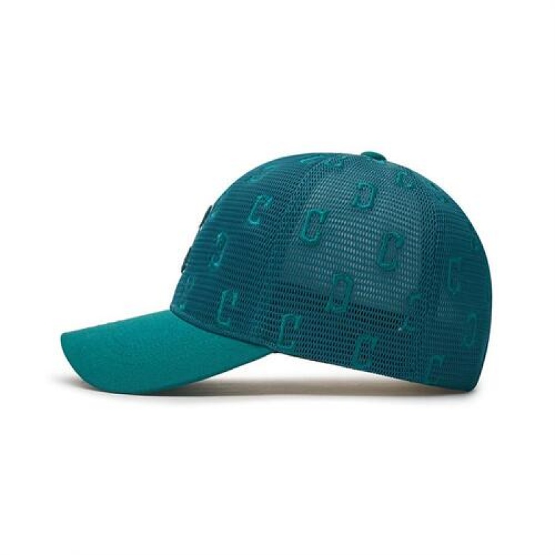 MLB Classic Monogram Mesh Cap Green | USA_MLB60656