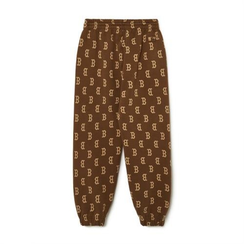 MLB Classic Monogram Pants Bottoms Brown | USA_MLB61578