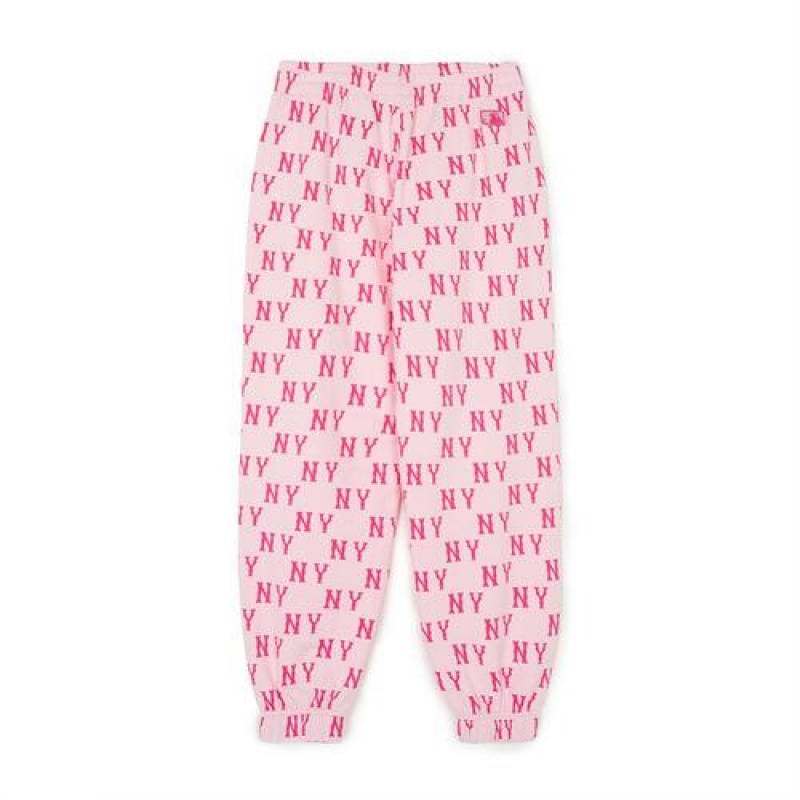 MLB Classic Monogram Pants Bottoms Pink | USA_MLB57915