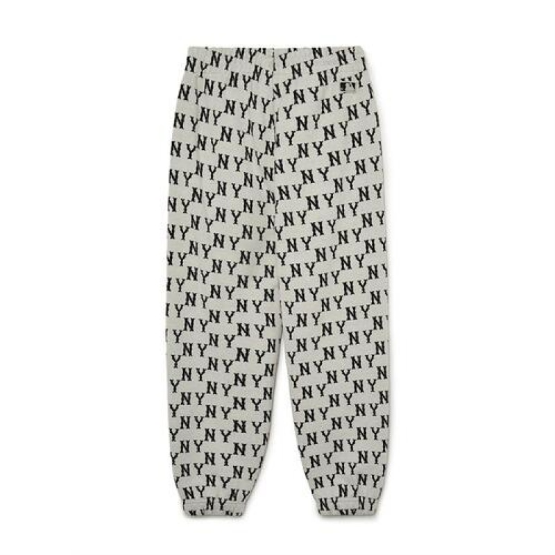 MLB Classic Monogram Pants Bottoms White | USA_MLB49243