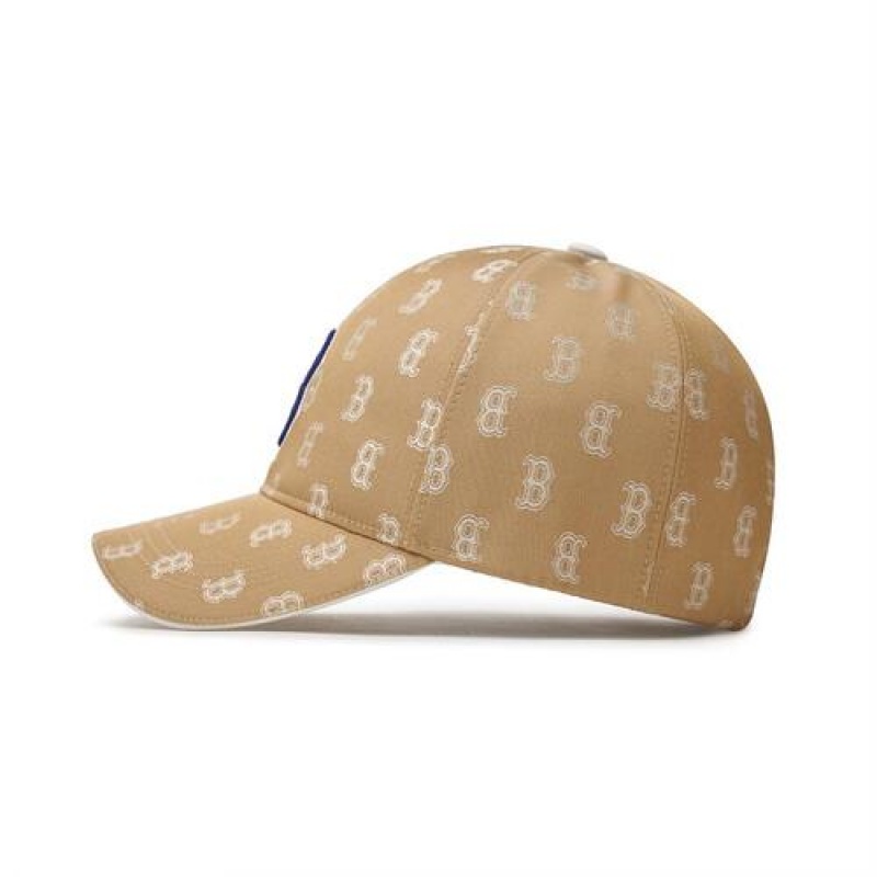 MLB Classic Monogram Structured Baseball Caps Beige | USA_MLB84376