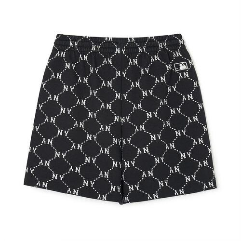 MLB Dia Monogram All Over Jacqaurd 7in Shorts Bottoms Black | USA_MLB86813