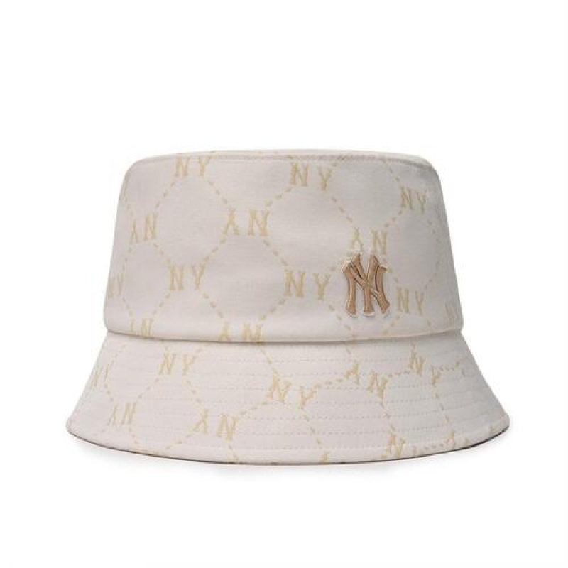 MLB Dia Monogram Hat White | USA_MLB47368