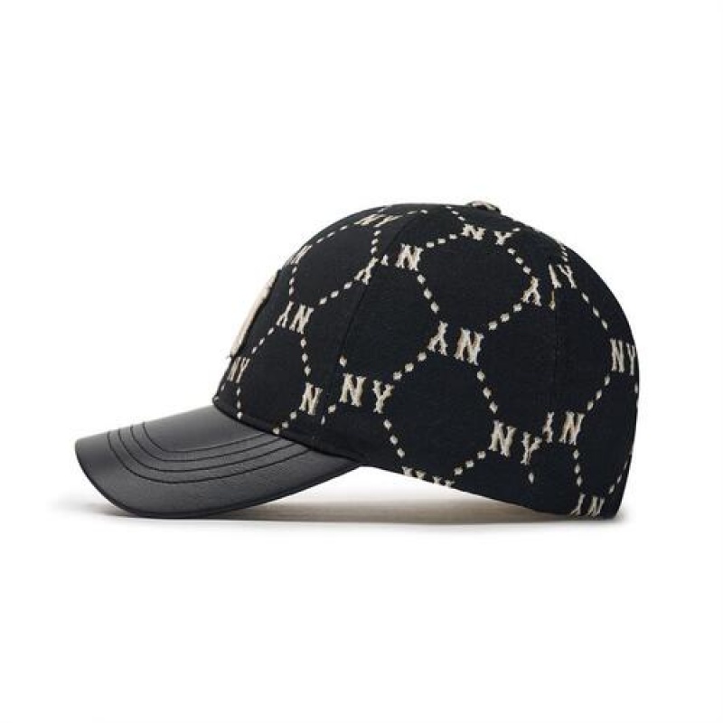 MLB Dia Monogram Jqd Cap Black | USA_MLB12657