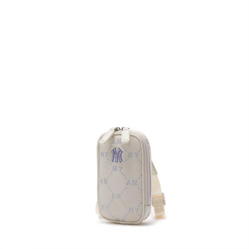 MLB Dia Monogram Mini Crossbag Accessories White | USA_MLB96855