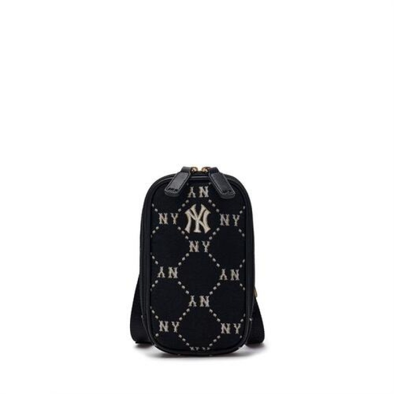 MLB Dia Monogram Mini Crossbag Accessories Black | USA_MLB58512