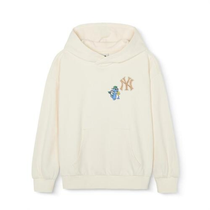 MLB Dragon Hoodie Tops White | USA_MLB81162