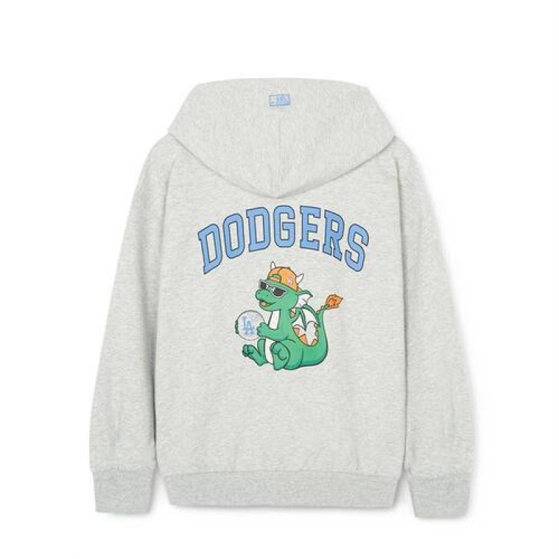 MLB Dragon Hoodie Tops White | USA_MLB93741