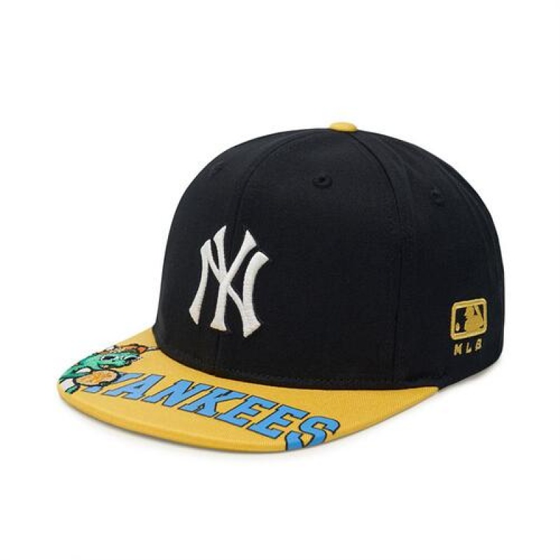 MLB Dragon Snapback Cap Black | USA_MLB22177