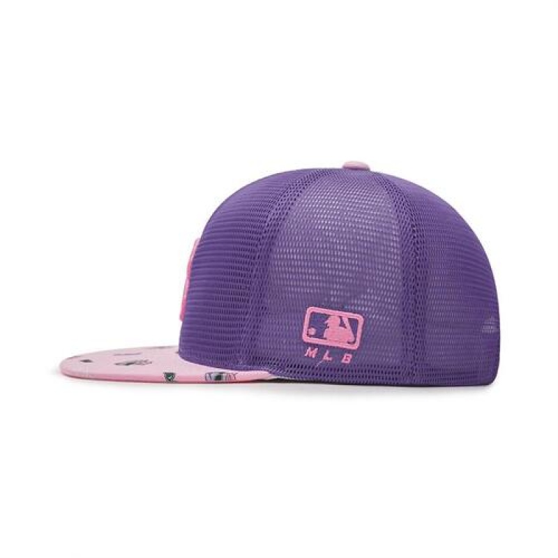 MLB Dragon Snapback Cap Purple | USA_MLB31160