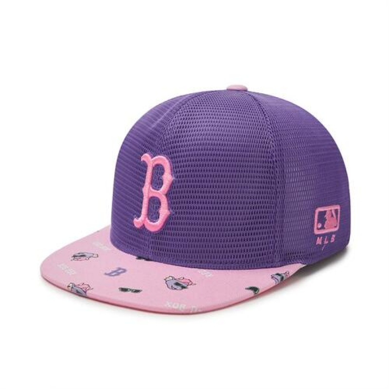 MLB Dragon Snapback Cap Purple | USA_MLB31160