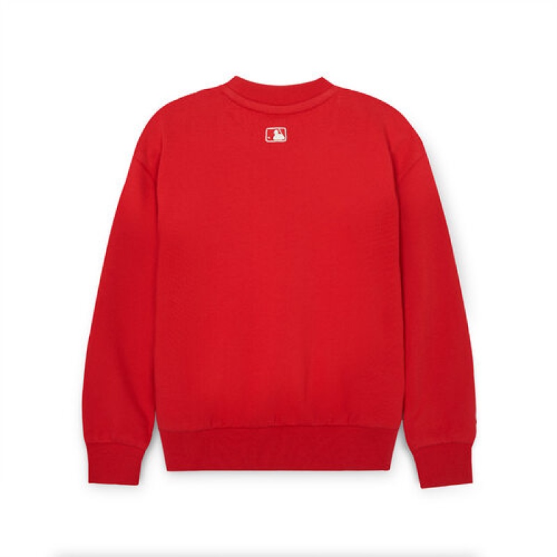 MLB Dragon Sweatshirt Tops Red | USA_MLB75871