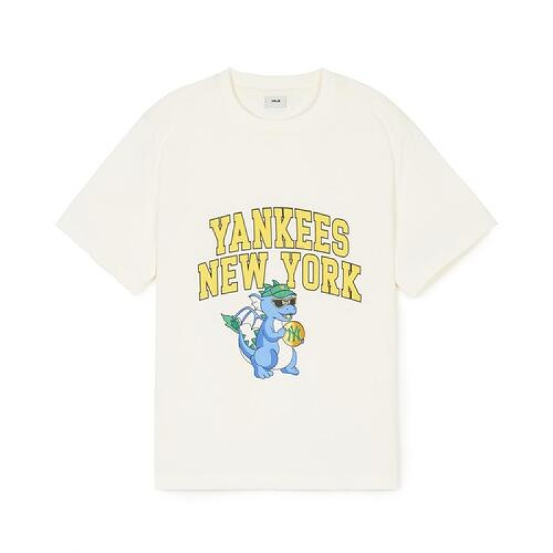 MLB Dragon T Shirt Tops White | USA_MLB96072