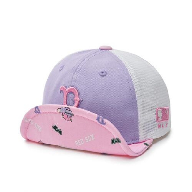 MLB Dragon Trucker Wire Cap Cap Purple / White | USA_MLB30467