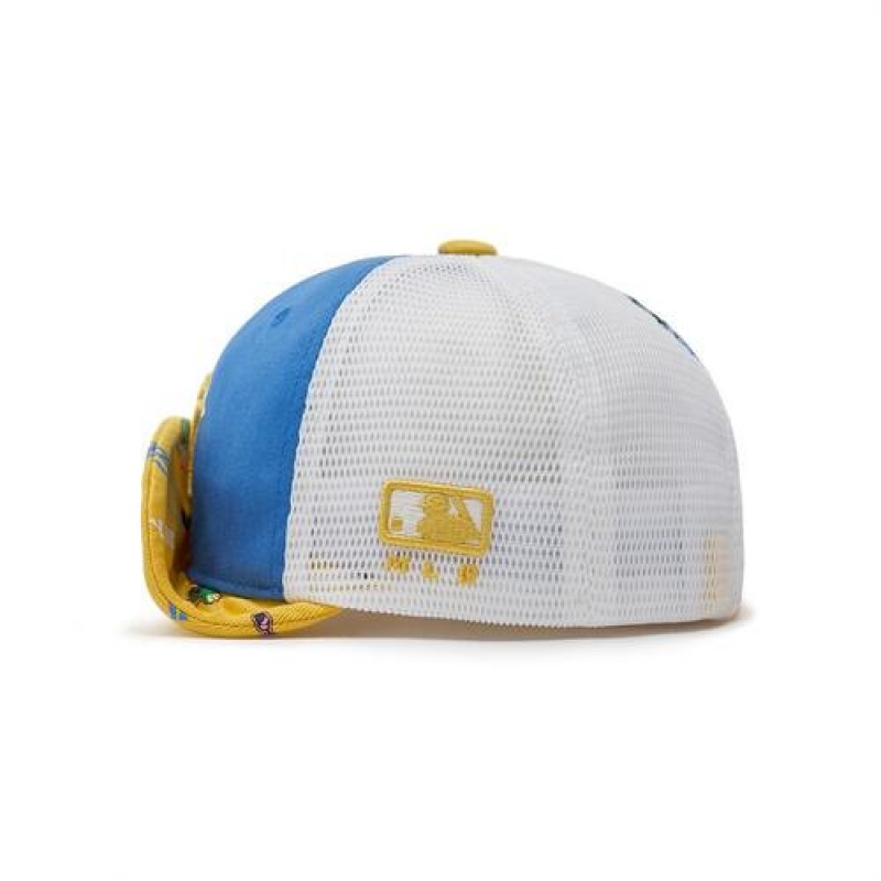 MLB Dragon Trucker Wire Cap Cap White / Blue | USA_MLB82910