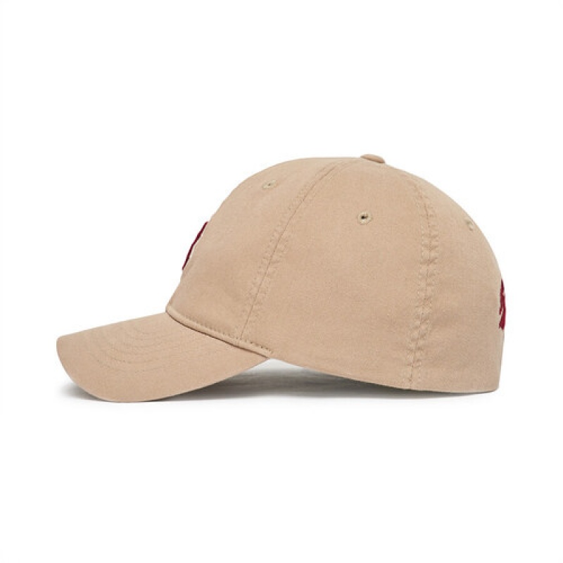 MLB Fielder Flex Baseball Caps Beige | USA_MLB38768