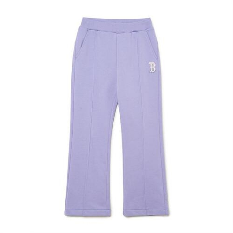 MLB Girl`s Basic Pants Bottoms Purple | USA_MLB79428