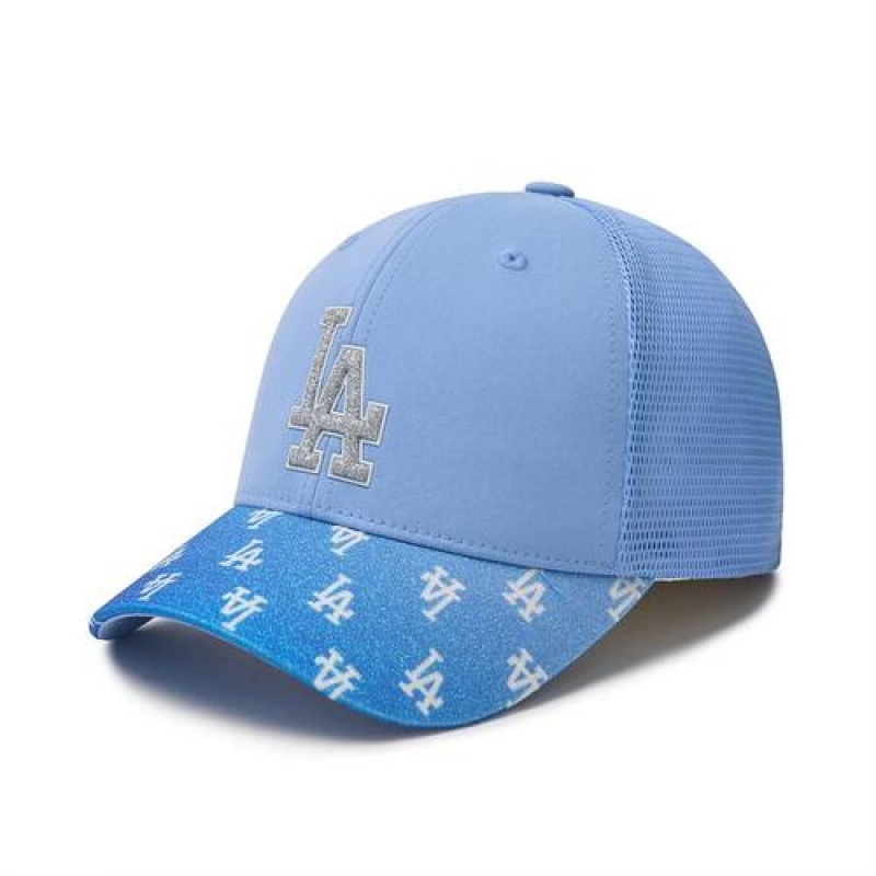 MLB Gradation Monogram Trucker Cap Blue | USA_MLB23821