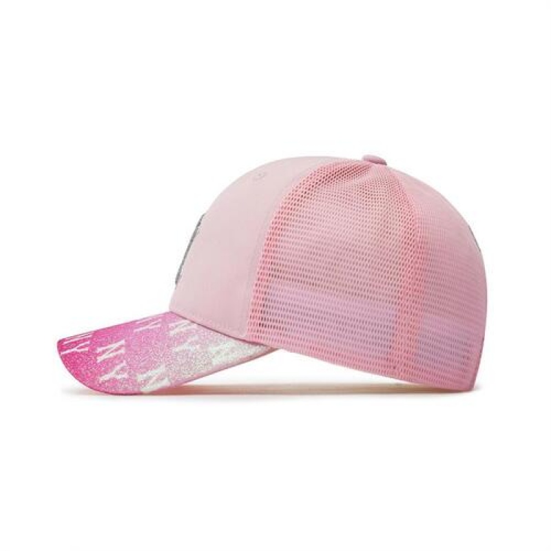 MLB Gradation Monogram Trucker Cap Pink | USA_MLB17014