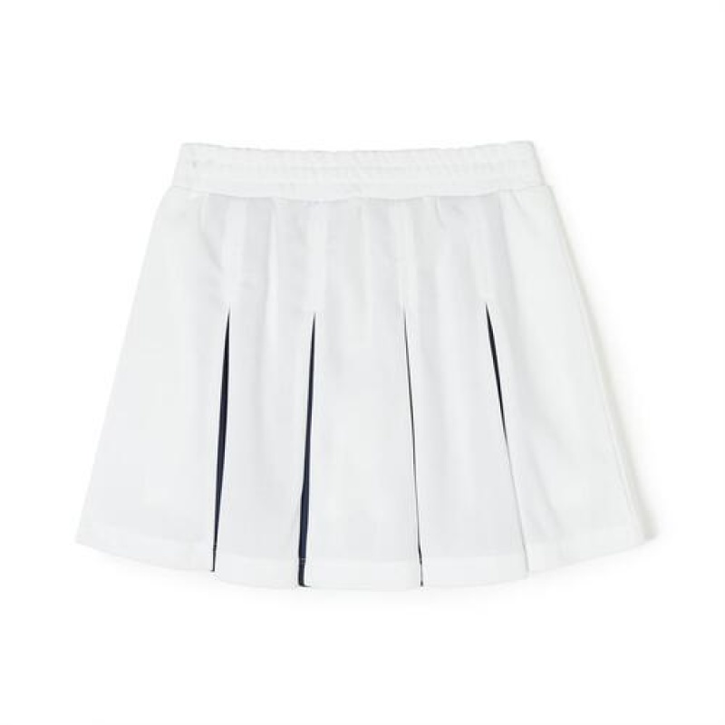 MLB Green Play Pleats Skirt Bottoms White | USA_MLB48527