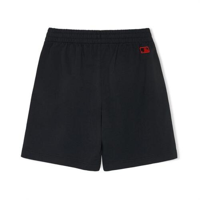 MLB Heart Logo Shorts Bottoms Black | USA_MLB27941