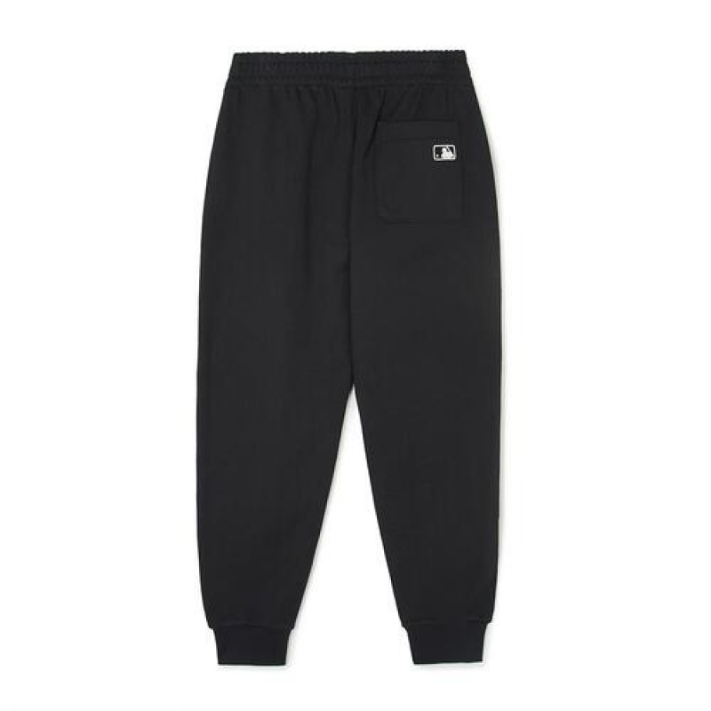 MLB Heart Logo Track Pants Bottoms Black | USA_MLB65596