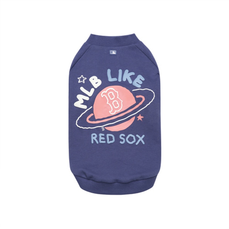 MLB Like Planet Sweatshirt Pet Navy | USA_MLB66003