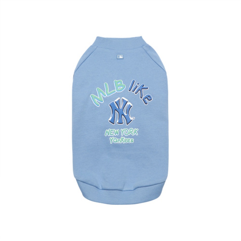 MLB Like Sweatshirt Pet Blue | USA_MLB38796