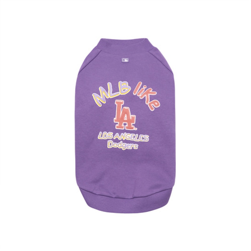 MLB Like Sweatshirt Pet Purple | USA_MLB21872