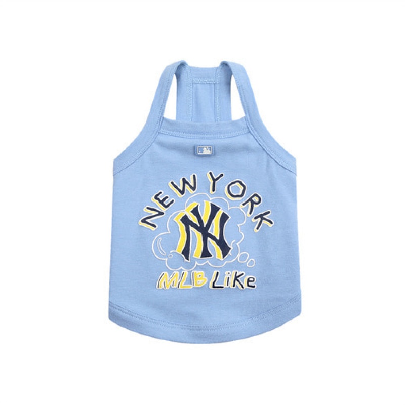 MLB Like T Shirt Pet Blue | USA_MLB71133