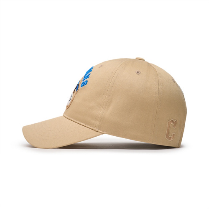 MLB Mega Bear Structured Baseball Caps Beige | USA_MLB57848