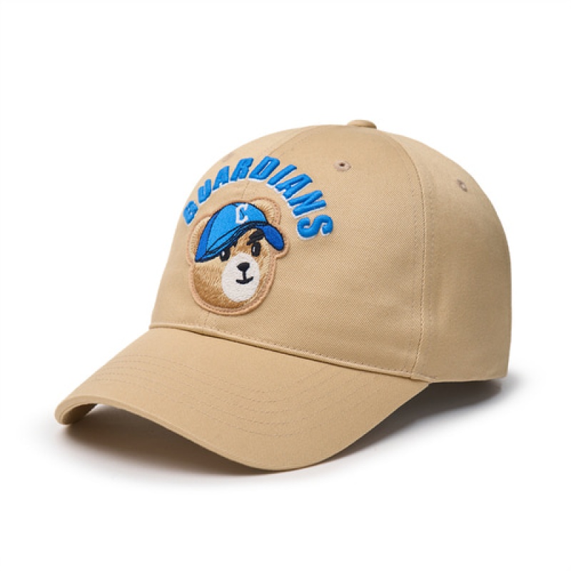 MLB Mega Bear Structured Baseball Caps Beige | USA_MLB57848