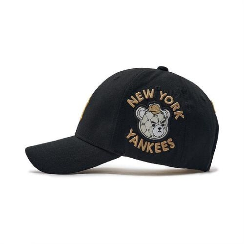 MLB Megabear Monogram Cap Black | USA_MLB95104