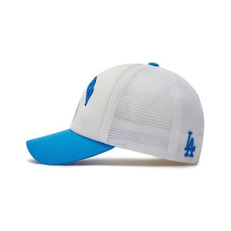 MLB Megabear Point Mesh Cap White / Blue | USA_MLB33885