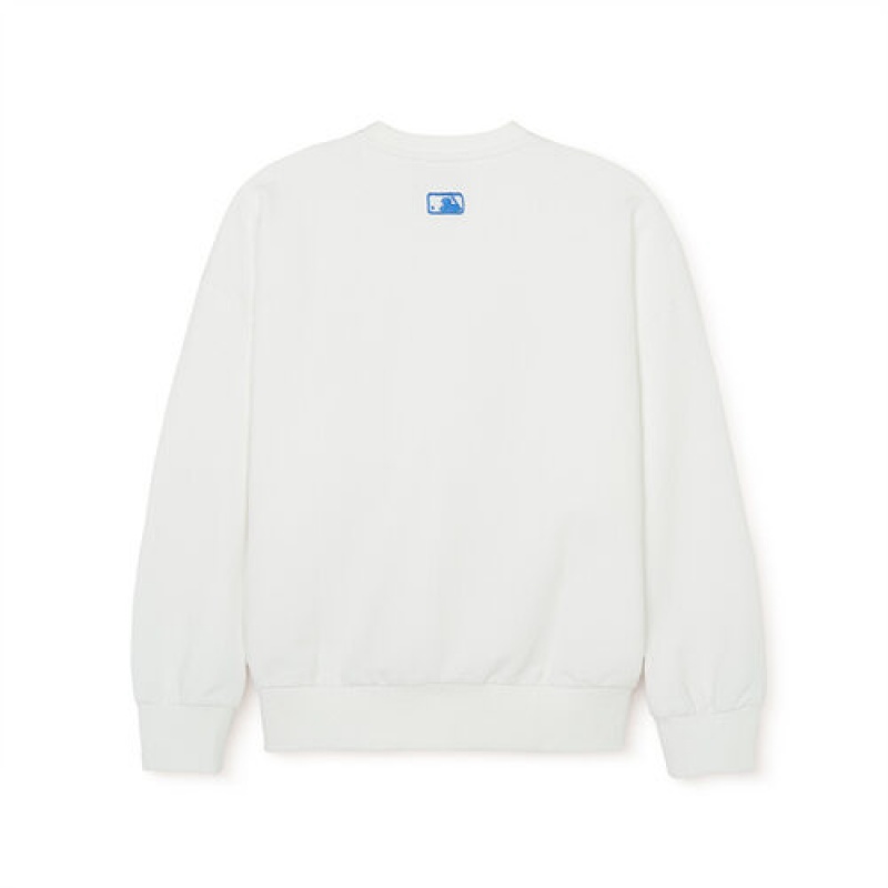 MLB Megabear Sweatshirt Tops White | USA_MLB16769