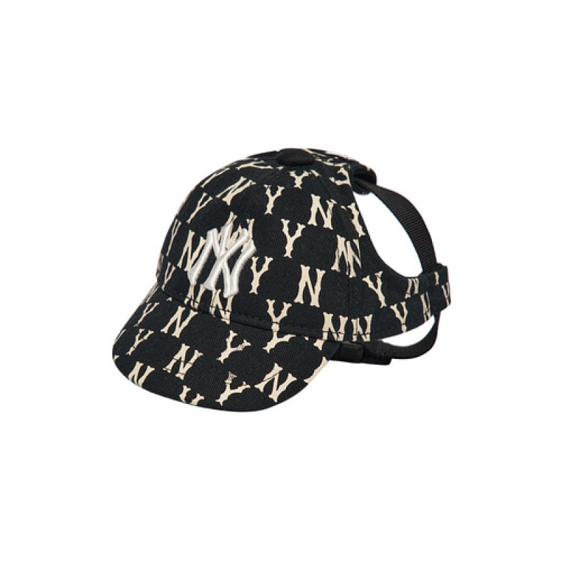 MLB Monogram Cap Pet Black | USA_MLB97973