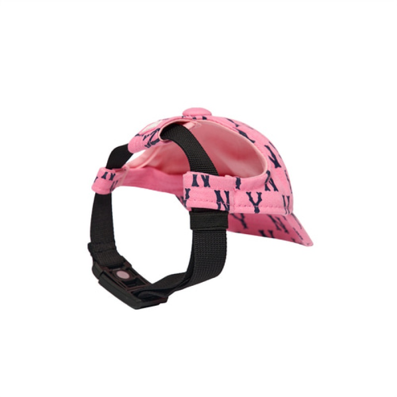 MLB Monogram Cap Pet Pink | USA_MLB44655