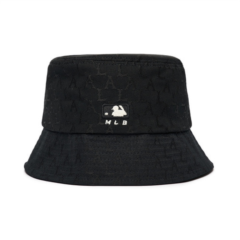 MLB Monogram Classic Jacquard Hat Black | USA_MLB49777