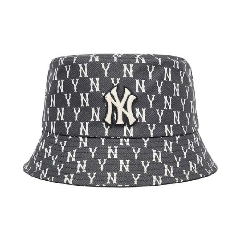 MLB Monogram Classic Reversible Hat Dark Grey | USA_MLB82342