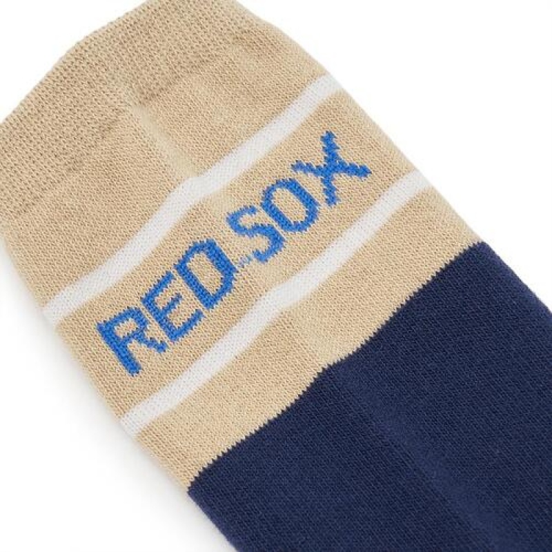 MLB Monotive Girl`s Skate Socks Accessories Navy | USA_MLB79593