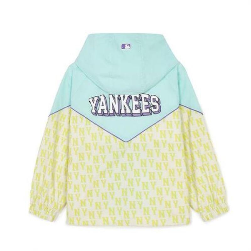 MLB Monotive Windbreaker Outerwear Yellow | USA_MLB76645