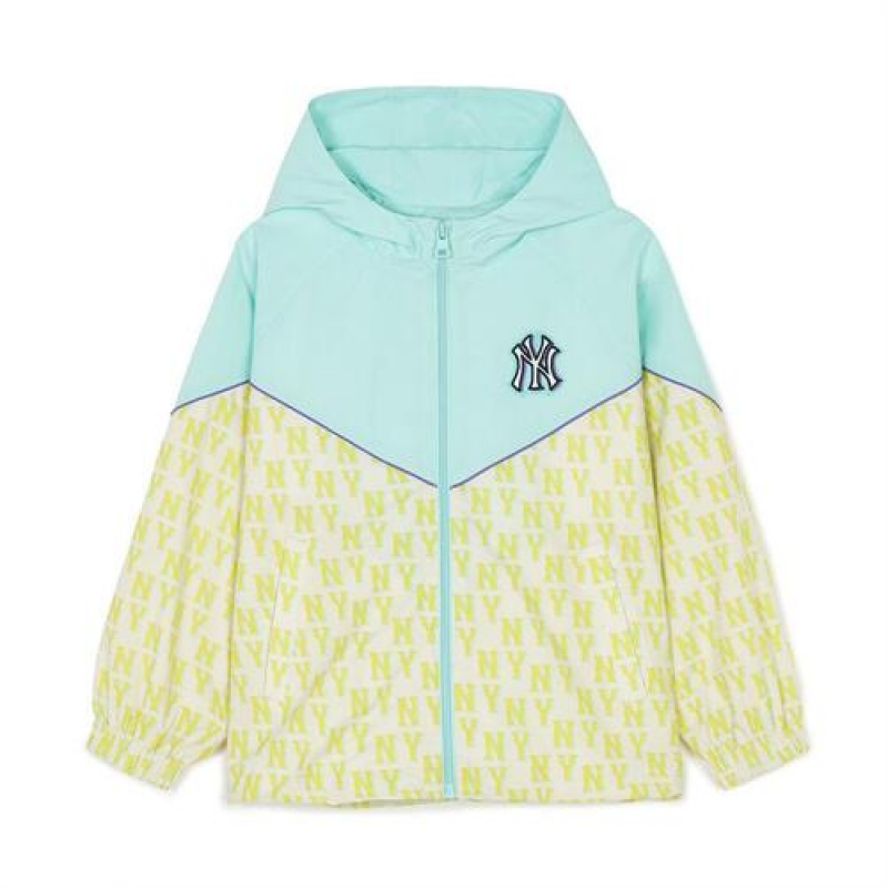 MLB Monotive Windbreaker Outerwear Yellow | USA_MLB76645