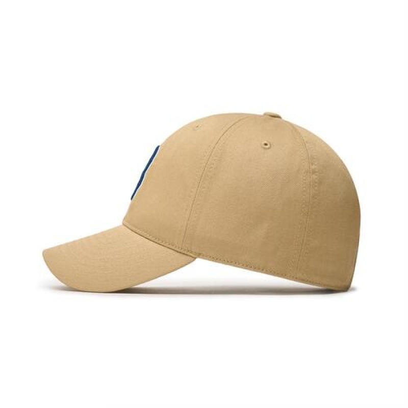 MLB N Cover Fit Slider Baseball Caps Beige | USA_MLB18351